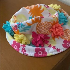Baby girl pool hat